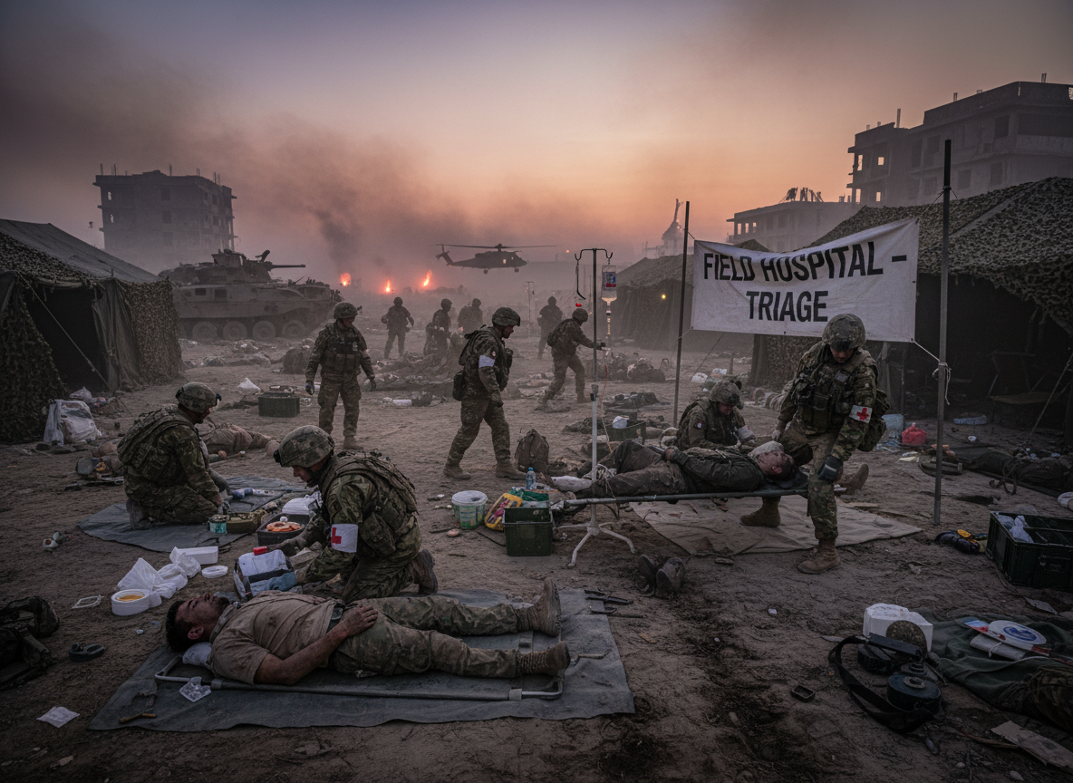 Battlefield medical triage image